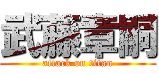 武藤章嗣 (attack on titan)