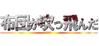 布団が吹っ飛んだ (ナスビ)