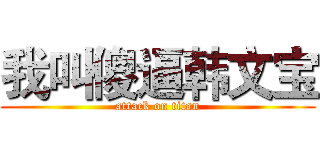 我叫傻逼韩文宝 (attack on titan)