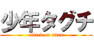 少年タグチ (attack on titan)