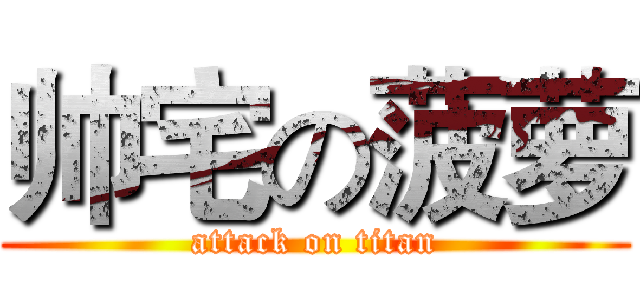 帅宅の菠萝 (attack on titan)