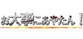 お大事にあやたん！ (odaijini aya)