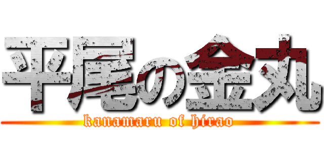 平尾の金丸 (kanamaru of hirao)