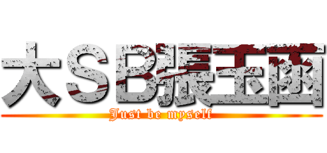 大ＳＢ張玉函 (Just be myself)