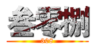 叁零捌 (308)