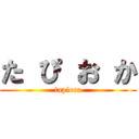 た ぴ お か (tapioca)