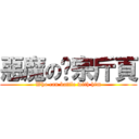 惡魔の溫宗斤頁 (Who can battle with him)