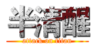 半清醒 (attack on titan)