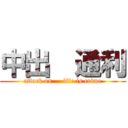 中出  通利 (attack on     life is crime)