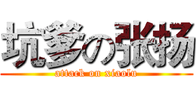 坑爹の张扬 (attack on xiaolu)