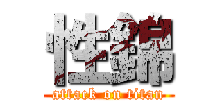 性錦 (attack on titan)
