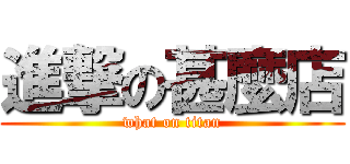 進撃の甚麼店 (what on titan)