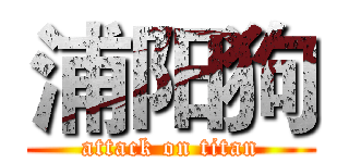 浦阳狗 (attack on titan)
