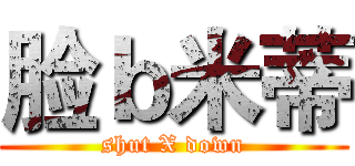 脸ｂ米蒂 (shut X down)