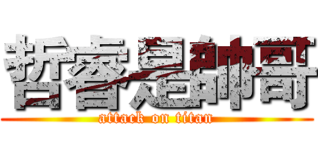 哲睿是帥哥 (attack on titan)