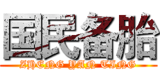 国民备胎 (ZHENG YAN TING)