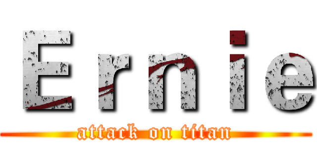 Ｅｒｎｉｅ (attack on titan)