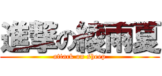 進撃の綾雨夏 (attack on sheep)