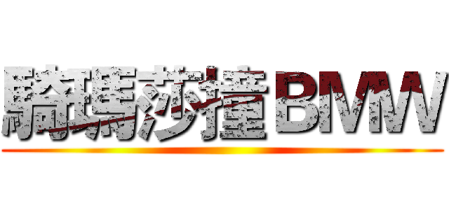 騎瑪莎撞ＢＭＷ ()