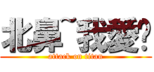 北鼻~我愛你 (attack on titan)