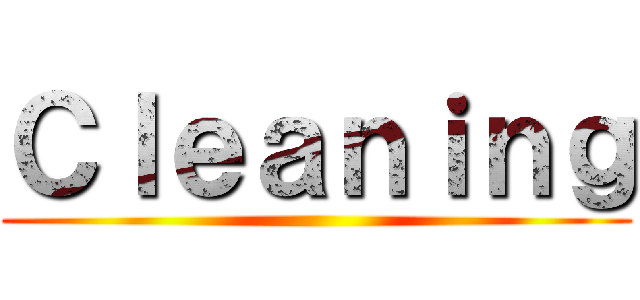 Ｃｌｅａｎｉｎｇ ()