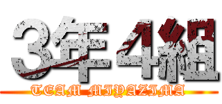 ３年４組 (TEAM MIYAZIMA)