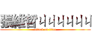 張維哲ㄐㄐㄐㄐㄐㄐ (attack on titan)