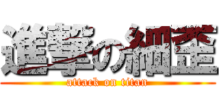 進撃の細歪 (attack on titan)