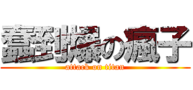 蠢到爆の瘋子 (attack on titan)