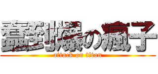 蠢到爆の瘋子 (attack on titan)