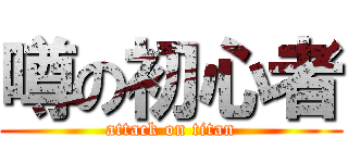 噂の初心者 (attack on titan)