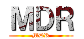 ＭＤＲ (MDR)