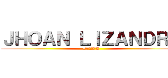 ＪＨＯＡＮ ＬＩＺＡＮＤＲＯ (oTAKU)