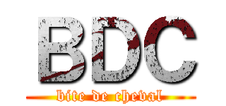 ＢＤＣ (bite de cheval)