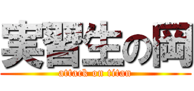実習生の岡 (attack on titan)