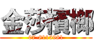 金莎檳榔 (07-8115981)