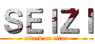 ＳＥＩＺＩ (attack on titan)