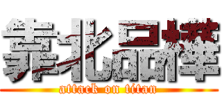 靠北品樺 (attack on titan)