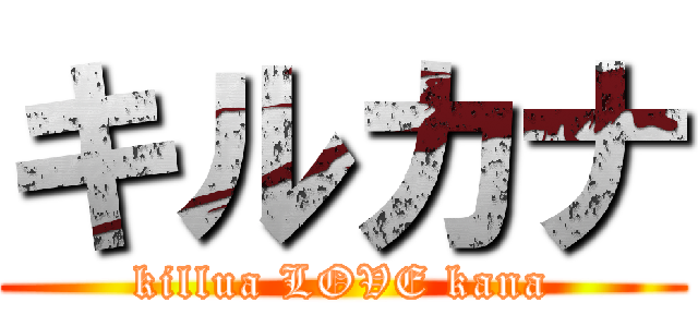 キルカナ (killua LOVE kana)