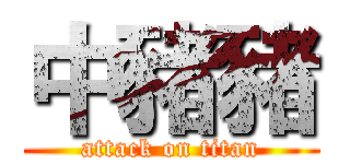 中豬豬 (attack on titan)