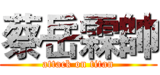 蔡岳霖帥 (attack on titan)