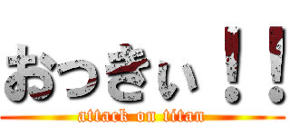おっきぃ！！ (attack on titan)