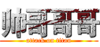 帅哥哥哥 (attack on titan)