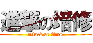 進撃の培修 (attack on titan)