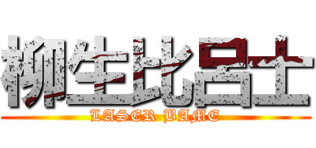 柳生比呂士 (LASER BAME)