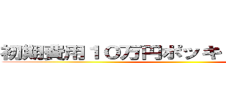 初期費用１０万円ポッキリキャンペーン ()