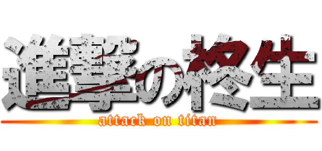 進撃の柊生 (attack on titan)