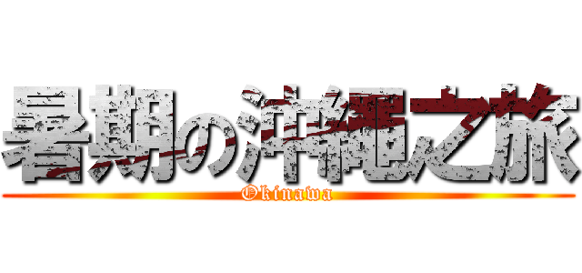 暑期の沖繩之旅 (Okinawa)