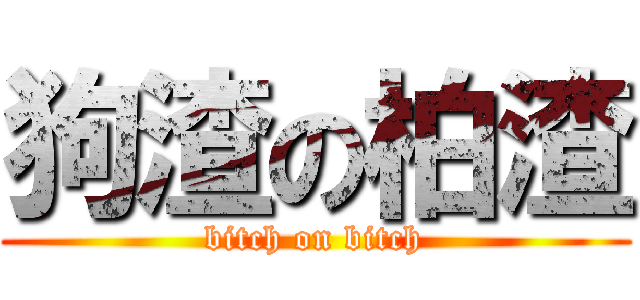 狗渣の柏渣 (bitch on bitch)