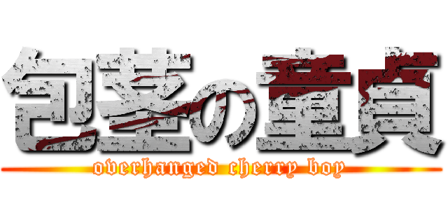 包茎の童貞 (overhanged cherry boy)